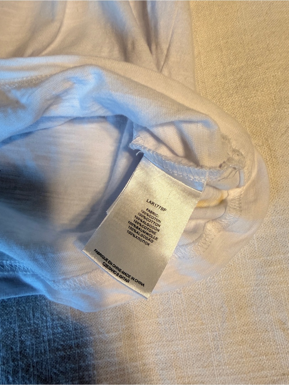 Molly Bracken White Tie-Front Pocket Tee - Picture 6 of 6